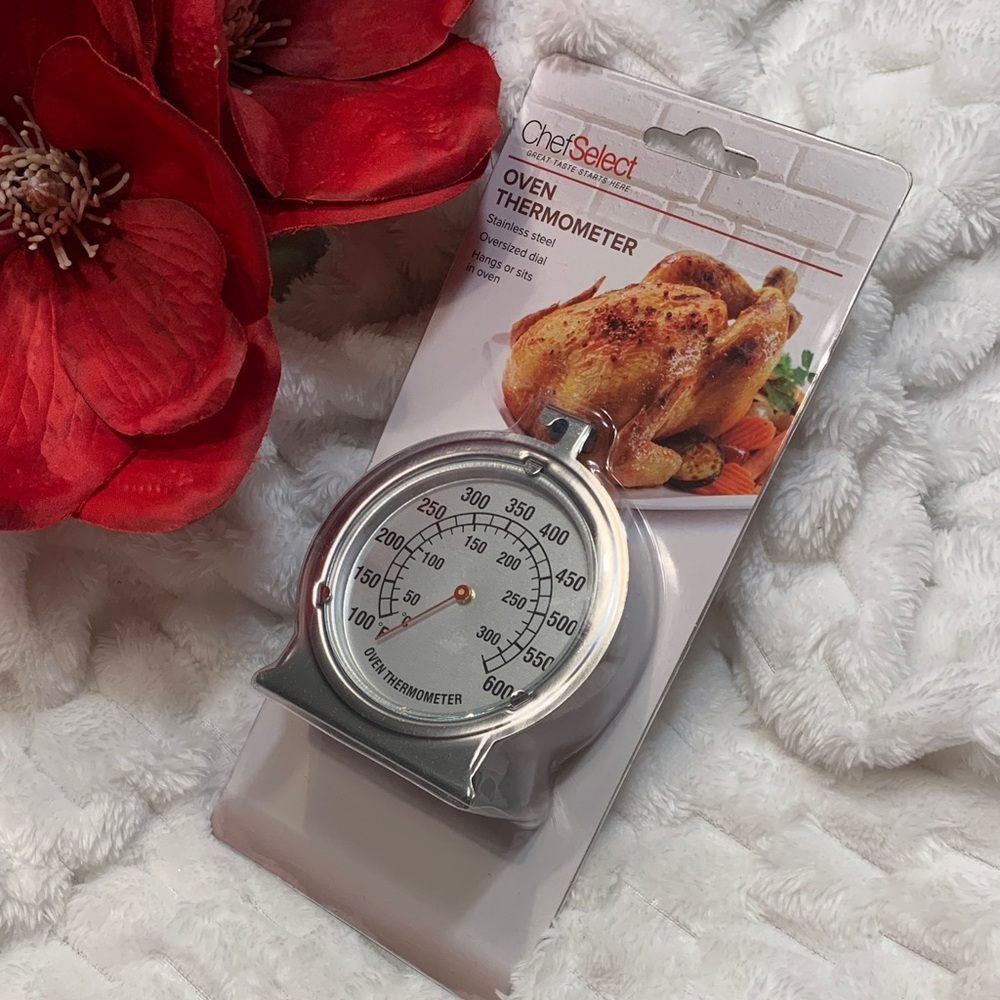 🌹CHEFSELECT • New Stainless Steel OVEN THERMOMETER • Step up your cooking!